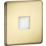 Knightsbridge  Recessed Square LED Plinth Light Polished Brass 0.8W 15lm