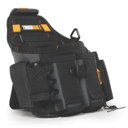 Toughbuilt ClipTech Journeyman Electrician Pouch with Shoulder Strap Black