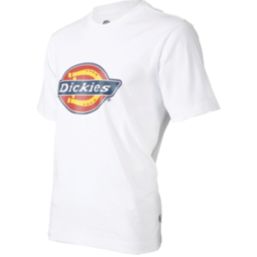 Dickies  Short Sleeve T-Shirt White Small 20" Chest