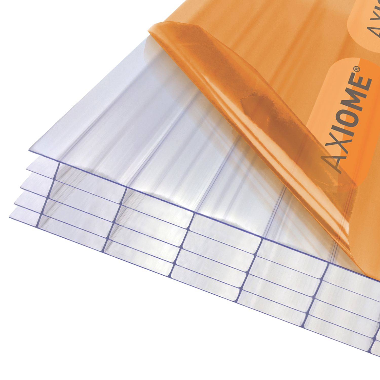 Axiome Fivewall Polycarbonate Sheet Clear 690mm x 25mm x 4000mm (238FH)