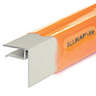 ALUKAP-XR White 6.4mm End Stop Bar 2400mm x 38mm