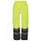 Regatta Pro Hi-Vis Over Trousers Elasticated Waist Yellow / Navy Small 26" W 31" L
