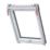 Keylite  Manual Top-Hung Grey & White Timber Double-Glazed Roof Window Clear 780mm x 1180mm