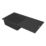Refurb Carysil GD100L-MB 1 Bowl Granite Composite Kitchen Sink Midnight Black Reversible 1000mm x 500mm