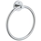 Refurb Grohe Essentials Towel Ring Chrome