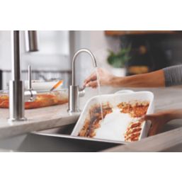 InSinkErator Moderno Boiling Water Side Tap Brushed Steel