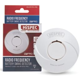 Hispec  BP/RF10-PRO Battery Interlinked RF Optical Smoke Alarm