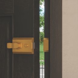 Smith & Locke   Night Latch Brushed Brass 60mm Backset
