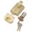 Smith & Locke   Night Latch Brushed Brass 60mm Backset
