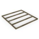 Forest SBP66MIN 8' x 8' Timber Shed Base with Assembly
