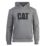 CAT Trademark Hooded Sweatshirt Heather Grey 2X Large 50-52" Chest