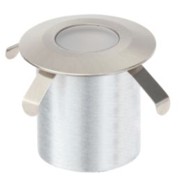 Culina Ohio 40mm Outdoor Cylindrical LED Lighting Satin Nickel 0.5W 20lm 2 Pack