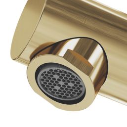 Swirl Bonda Brass 250mm Tall Lever Mono Basin Mixer Tap