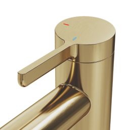 Swirl Bonda Brass 250mm Tall Lever Mono Basin Mixer Tap