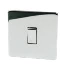 Crabtree Platinum 10AX 1-Gang 2-Way Light Switch  Polished Chrome