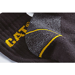 CAT  Work Boot Socks Black Size 11-14 3 Pairs