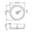 Round Marble Washbowl No Tap Holes 355mm
