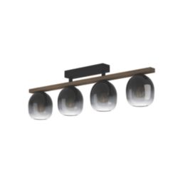 Eglo Filago Ceiling Light Black/Brown