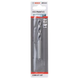 Bosch PointTeQ Straight Shank Metal Drill Bit 6mm x 93mm