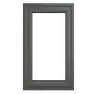 Crystal  Left-Hand Opening Clear Double-Glazed Casement Anthracite on White uPVC Window 610mm x 1040mm
