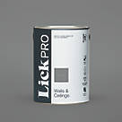 LickPro  Eggshell Grey RAL 7037 Emulsion Paint 5Ltr