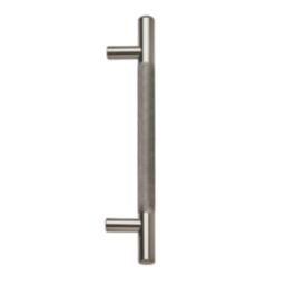 Elite Knobs & Handles Kensington Knurled T Bar Handle Black Nickel 180mm