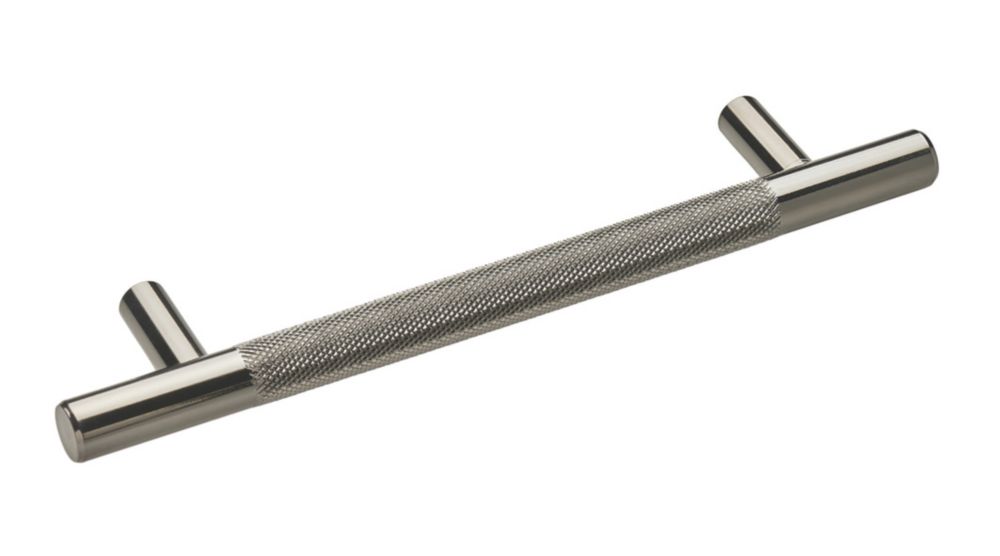 Elite Knobs & Handles Kensington Knurled T Bar Handle Black Nickel