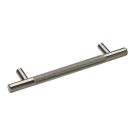 Elite Knobs & Handles Kensington Knurled T Bar Handle Black Nickel 180mm