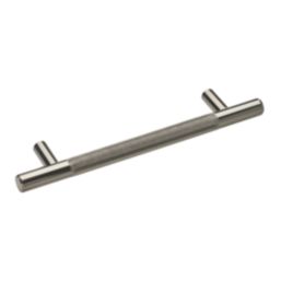 Elite Knobs & Handles Kensington Knurled T Bar Handle Black Nickel 180mm