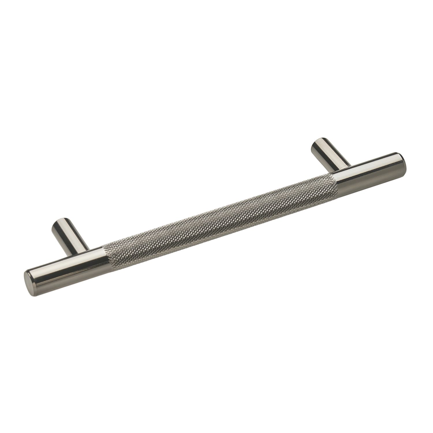 Elite Knobs & Handles Kensington Knurled T Bar Handle Black Nickel 180mm (239KK)