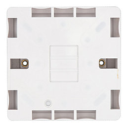 Vimark Pro 1-Gang Surface Pattress White Back Box 25mm