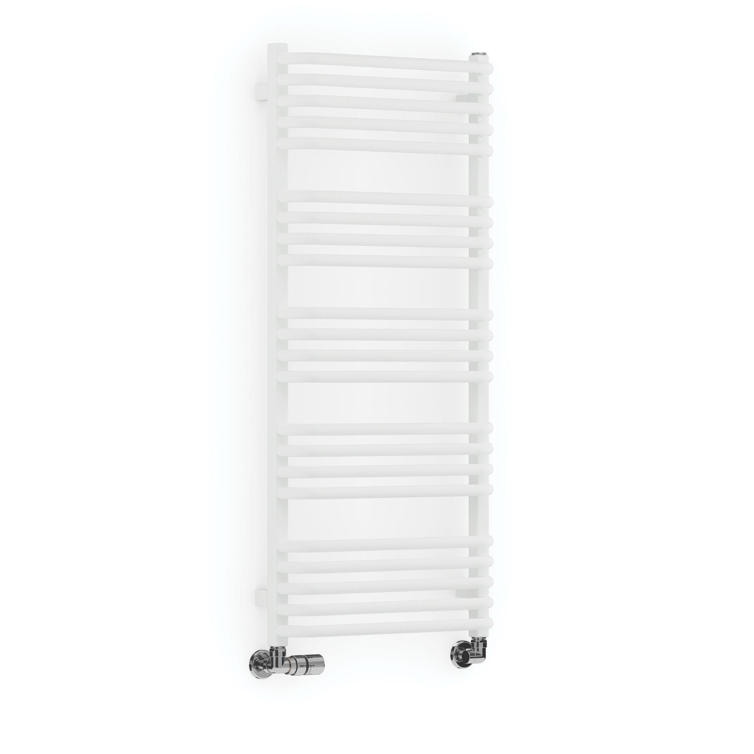 Terma 1140mm x 500mm 2015BTU White Curved Designer Towel Radiator (239RH)
