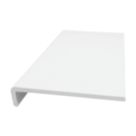 FloPlast Cover Fascia Boards White 300mm x 9mm x 3000mm 2 Pack
