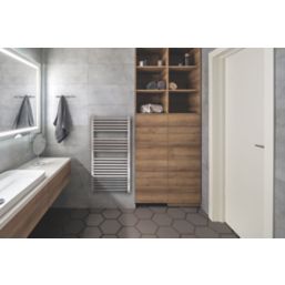 Towelrads 1200mm x 600mm 1590BTU Chrome Flat Designer Towel Radiator