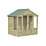 Forest Oakley 7' x 5' (Nominal) Apex Timber Summerhouse with Base & Assembly