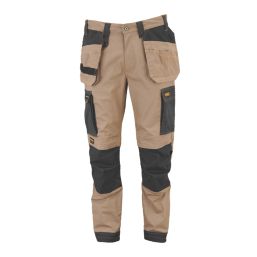 DEWALT Barstow Work Trousers Stone 30" W 31" L