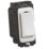 Knightsbridge Curved Edge 20AX Grid SP Control Switch White
