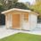 Shire Caledonian 13 ' 6"  x 14' (Nominal) Apex Timber Log Cabin