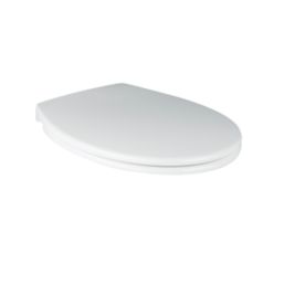 Soft-Close with Quick-Release Toilet Seat Duraplast White