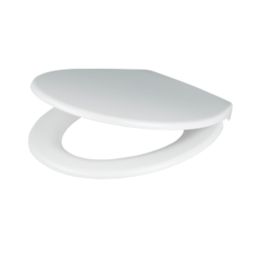 Soft-Close with Quick-Release Toilet Seat Duraplast White