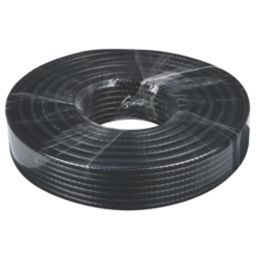 Labgear PF100 Black 1-Core Round Coaxial Cable 25m Coil