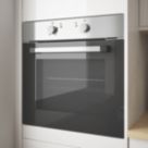 Cooke & Lewis CSB60a Built-In Single Electric Oven Stainless Steel 595mm x 595mm