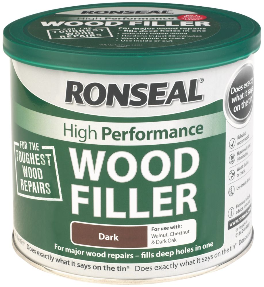 Ronseal Multipurpose Wood Filler Natural 310ml - Screwfix