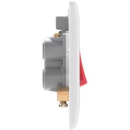 British General 800 Series 45A 1-Gang DP Cooker Switch White with LED