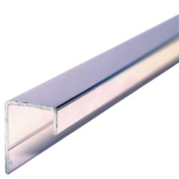 Multipanel Type C End Cap Polished Aluminium 2450mm x 11mm