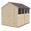 Forest  6' x 8' (Nominal) Apex Overlap Timber Shed with Assembly
