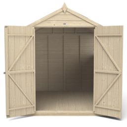 Forest  6' x 8' (Nominal) Apex Overlap Timber Shed with Assembly