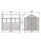 Forest  6' x 8' (Nominal) Apex Overlap Timber Shed with Assembly