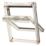 Keylite  Manual Centre-Pivot Grey & White uPVC Double-Glazed Roof Window Clear 780mm x 980mm