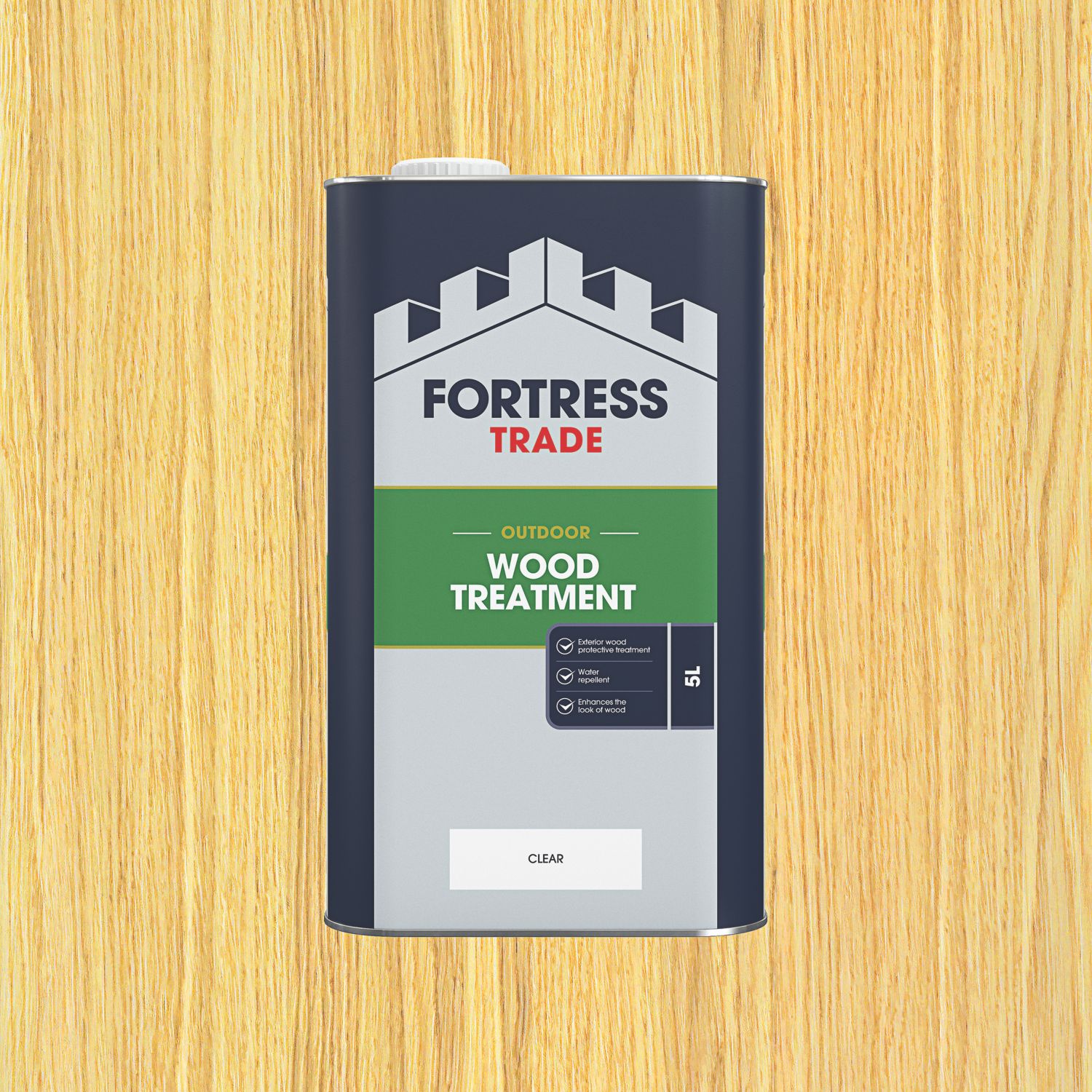 Fortress Trade 5Ltr Clear Wood Treatment (240PC)